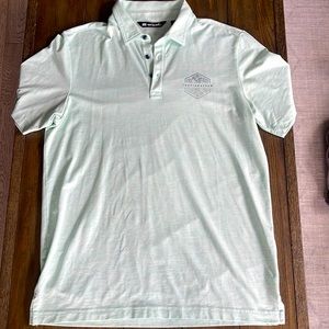 Heather Turquoise Travis Mathew Polo in Size Medium